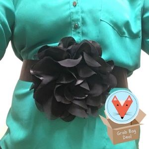 💰 Silk Flower ribbon belt